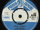 THE MARVELS-ROCK STEADY-ORIGINAL UK PAMA SUPREME RECORDS- 45-1971