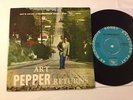EP ART PEPPER returns 45  50s SONET SXP 2810 rare swedish p/s JAZZ