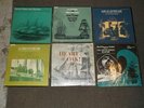 6 Vtg Folkways LP Records Sea Shanties Foc'sle Songs Seamens Institute Sailer NR