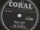 Buddy Holly The Crickets Jukebox R&R 78rpm 