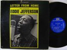 EDDIE JEFFERSON Letter From Home LP on Riverside VG++/NM mono