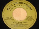 BACKYARD CONSTRUCTION I want your lovin MODERN SOUL Funk 7