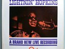 LIGHTNIN' HOPKINS HOOTIN' BLUES RARE ORIG'64 FOLKLORE MONO LP GREEN LABEL RVG NM
