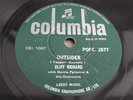 CLIFF RICHARD OUTSIDER / BLUE MOON RARE INDIAN 78 RPM RECORD