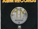 SEX PISTOLS - God Save The Queen - A&M AMS7284 Black Vinyl Re-press RARE Mint-