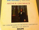 BRAHMS  -  VIOLIN CONCERTO PHILIPS 835008 AY  HI-FI STEREO GRUMIAUX
