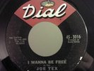Joe Tex -I Wanna Be Free +Blood's thicker... 45 rare DIAL northern soul killer