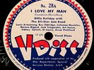 V Disc 28 (Vinyl) 78 rpm Jazz Record Billie Holiday w/Armstrong Tatum E-
