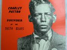 CHARLEY PATTON-FOUNDER OF THE DELTA BLUES,YAZOO,BLACK LABEL,2 LP SET ORIGINAL