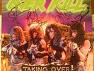 OVERKILL - Taking Over - 1987 LP  **AUTOGRAPHED**   RARE - Thrash Metal - Ex