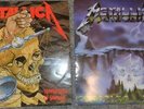 2 Metallica 45 singles Harvester of Sorrow Creeping Death LP records