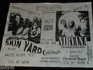 RARE 1990 NIRVANA FLYER SKIN YARD CHEMICAL PEOPLE @ THE CASBAH PUNK GRUNGE KBD