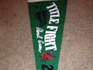 Title Fight Banner Floral Green