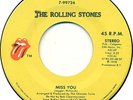 ROLLING STONES - MISS YOU ORIG UNPLAYED NM STOCK 45 '78 UK rock HEAR