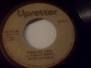 AUGUSTUS PABLO - VIBRATE ONN  on UPSETTER LABEL LEE.PERRY BLACK ARK ORIG, 7