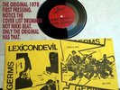 THE GERMS PUNK ROCK TWO RARE RECORDS 1978. MIDDLE CLASS L.A. PUNK
