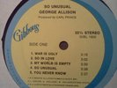 GEORGE ALLISON - SO UNUSUAL - LP (Hard)