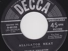 BLUES 45 RPM- CHARLIE SINGLETON on DECCA RECORDS