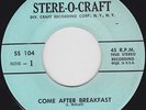 BLUES 45 RPM- LOUIE METCALF ORCH. On STERE-O-CRAFT