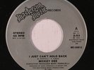 rare Modern Soul 45 MICKEY DEE can't hold back Listen