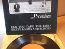 PROMISES PROMISES Can You Take The Risk 7” Single PUNK Vinyl 1983