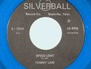 TOMMY LAM - SPEED LIMIT  RARE KILLER ROCKABILLY REPRO BLUE WAX SPEEDBALL