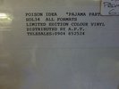 POISON IDEA PAJAMA PARTY SOL34 PROMO WITH POSTER AND PRESS CLIPPING VINYL SOL