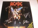AC/DC - FOR THOSE ABOUT TO ROCK - 12 INCH SINGLE SLEEVE (SIGNED)