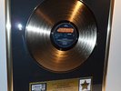 The Scorpions Crazy World goldene Schallplatte