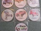 Picture Discs 7 Lightining Records Cruisin Theme with Hot Rods Pictured on Disc