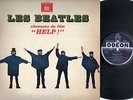 LES BEATLES help RARE FRENCH ODEON OSX 230 LABEL BLEU LP