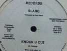 Rare Boogie Funk- Slang- Knock U Out- White Promo