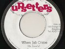 DEVON IRONS When Jah Come UPSETTERS ROOTS REGGAE 7” ??