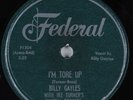 Hear R&B Rocker 78 BILLY GAYLES w/IKE TURNER I'm Tore Up FEDERAL 12265