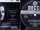 KATHLEEN FERRIEER / Bach-Handel Recital / UK DECCA FFSS WB-ED1 SXL 2234