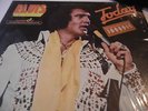 ELVIS PRESLEY:  Rare Lp - TODAY  - With T.R.O.U.B. L.E.  Sticker - Quadra Disc