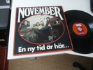 NOVEMBER En ny tid är här IN 1970 MINT SWEDEN PROG. lp