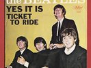 1965 The BEATLES - TICKET TO RIDE w/ PICTURE SLEEVE PS