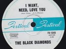BLACK DIAMONDS NM 45 rpm AUSSIE SINGLE 1966 GARAGE PUNK 