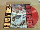 GUNS N' ROSES APPETITE FOR DESTRUCTION BANNED COVER RARE RED VINYL U.K. LP