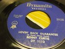 Benny Curtis - Loving Back Guarantee. R&B, Northern Soul Smasher Mint- Copy.