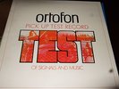 ORTOFON PICK UP TEST RECORD RARE DEMO LP OPUS 3 DENMARK