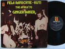 FELA RANSOME-KUTI With Ginger Baker Live LP on Signpost VG++/NM