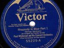 GEORGE GERSHWIN & PAUL WHITEMAN: Rhapsody in Blue - VICTOR 78rpm