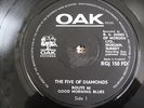 THE FIVE OF DIAMONDS. Rare Orig Ex+ 1965 UK ‘Self Titled’ 'Oak' Label 7” Ep HEAR