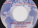 R AND B 45 RPM - SONNY BURGESS on PHILLIPS RECORDS
