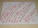 THE CLASH  HANDWRITTEN LYRICS ON CANVAS BY MICK JONES PUNK SEX PISTOLS