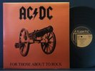 AC/DC For Those About To Rock LP EX+ UK 1st Press MASTERDISK 1981