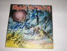 IRON MAIDEN - FLIGHT OF ICARUS - 7 INCH SINGLE SLEEVE (SIGNED)