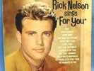 LP RICK (Ricky) NELSON - SINGS FOR YOU // GERMANY Brunswick